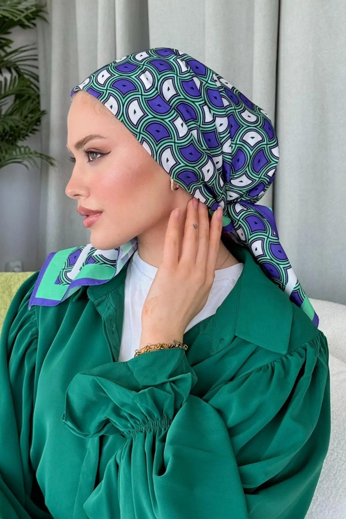 Kuşaklı Gofre Elbise  Siyah