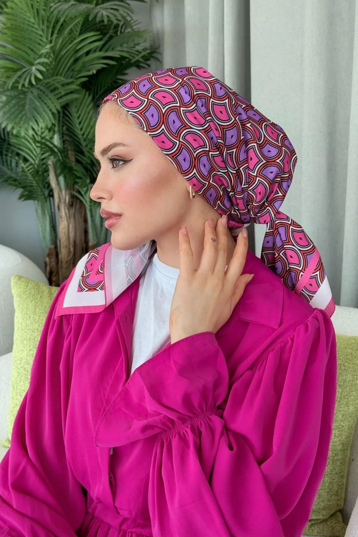 Kuşaklı Gofre Elbise  Siyah