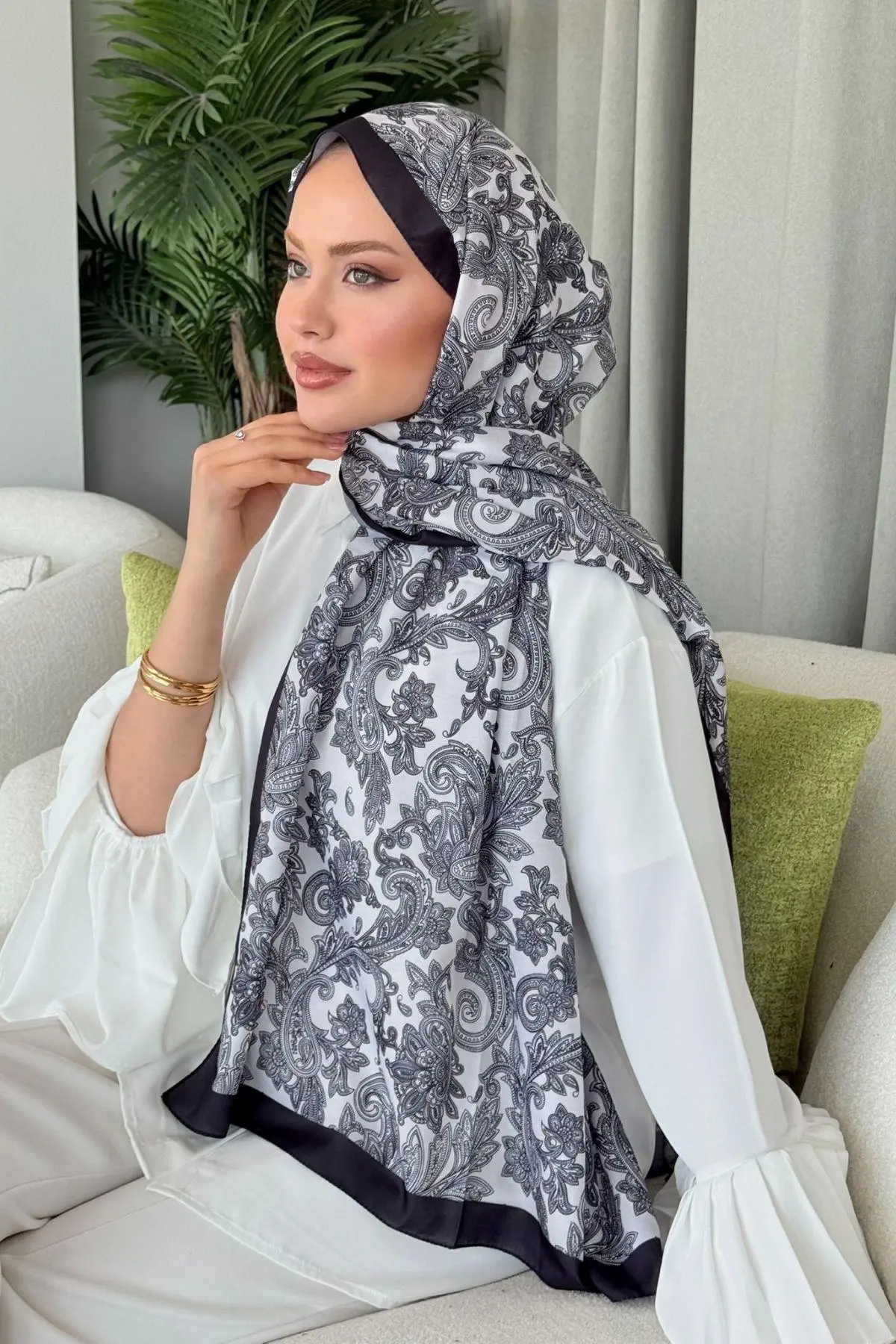 Kuşaklı Gofre Elbise  Siyah