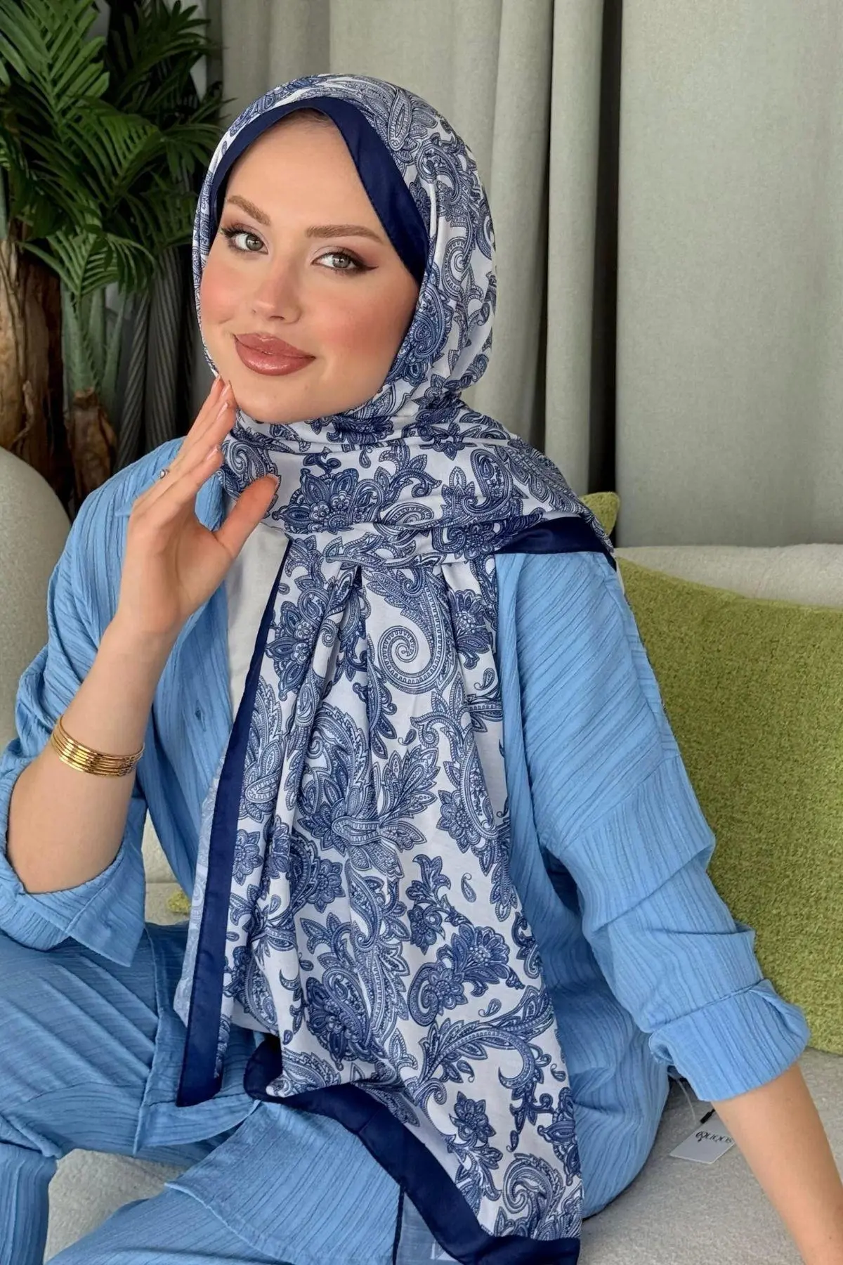 Kuşaklı Gofre Elbise  Siyah